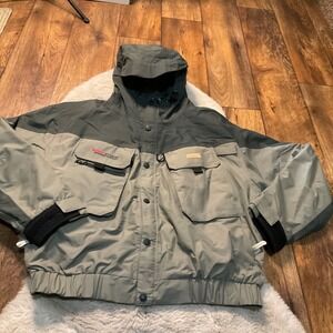 Remington Redstorm Jacket Size Medium Hooded Waterproof Mens Wading Fishing Hike